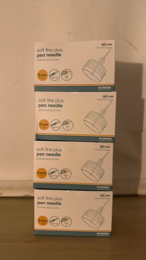 Soft fine plus pen needle 5mm, Diversen, Ophalen of Verzenden, Nieuw