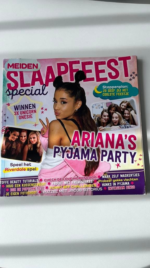 Tijdschrift ‘Meiden - Slaapfeest special’ , gratis, Ophalen, Zo goed als nieuw, Overige typen