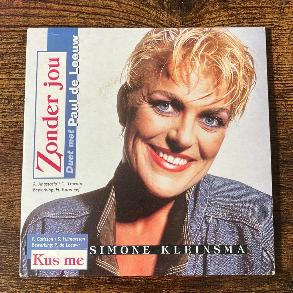 CD Single Simone Kleinsma - Zonder Jou, Cd's en Dvd's, Ophalen of Verzenden, Gebruikt, Pop