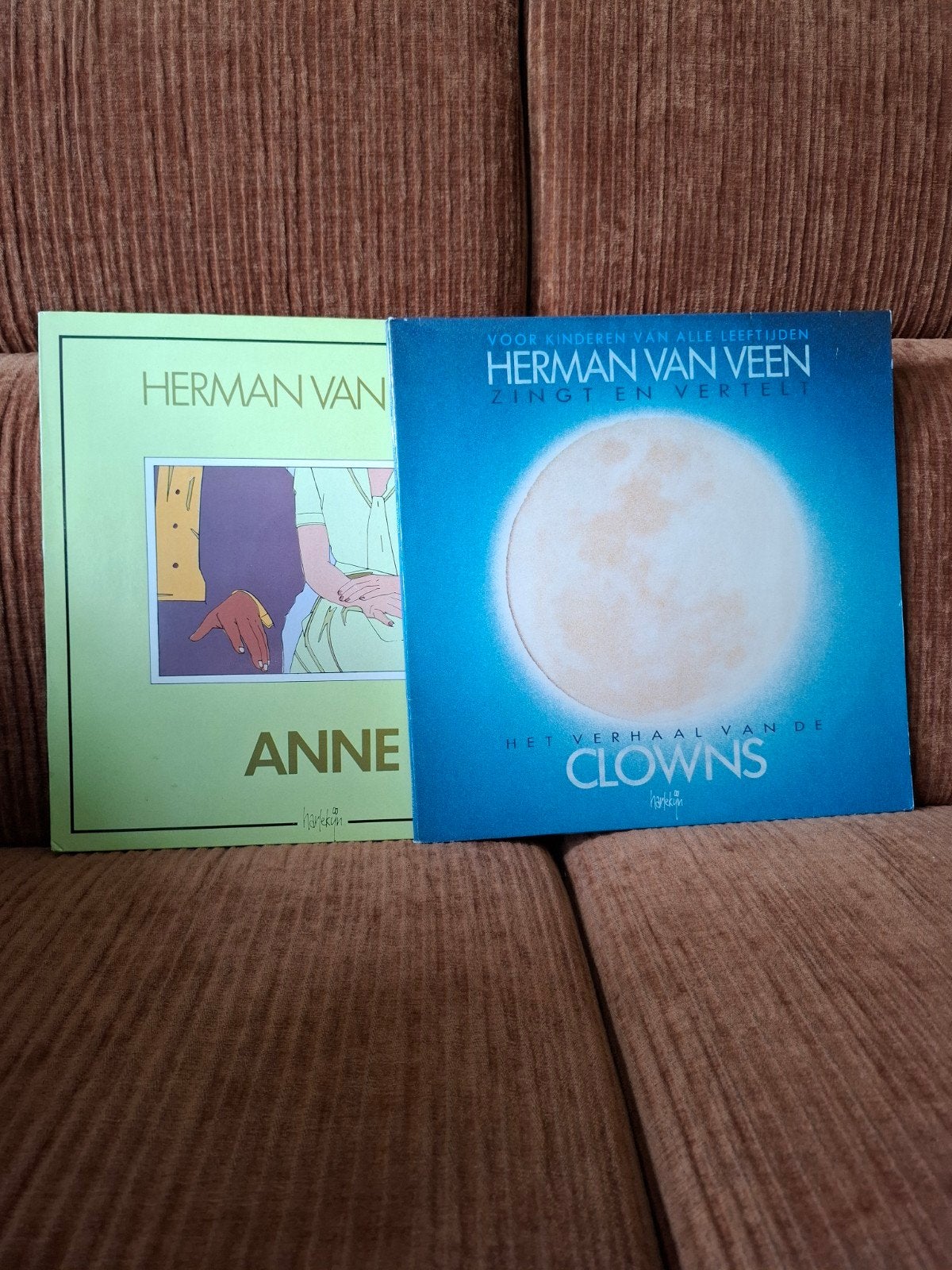 Herman van Veen - Anne / Het Verhaal Van De Clowns 2X LP, LP, Gebruikt, Cabaret of Kleinkunst, Ophalen of Verzenden