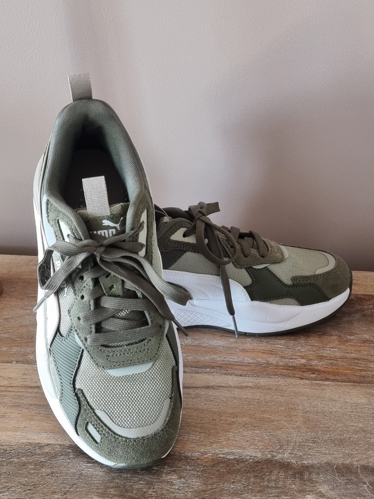 PUMA X-Ray 3 SD Sneakers - Lux Army / White / Loden Green, Ophalen, Puma, Nieuw, Sneakers of Gympen
