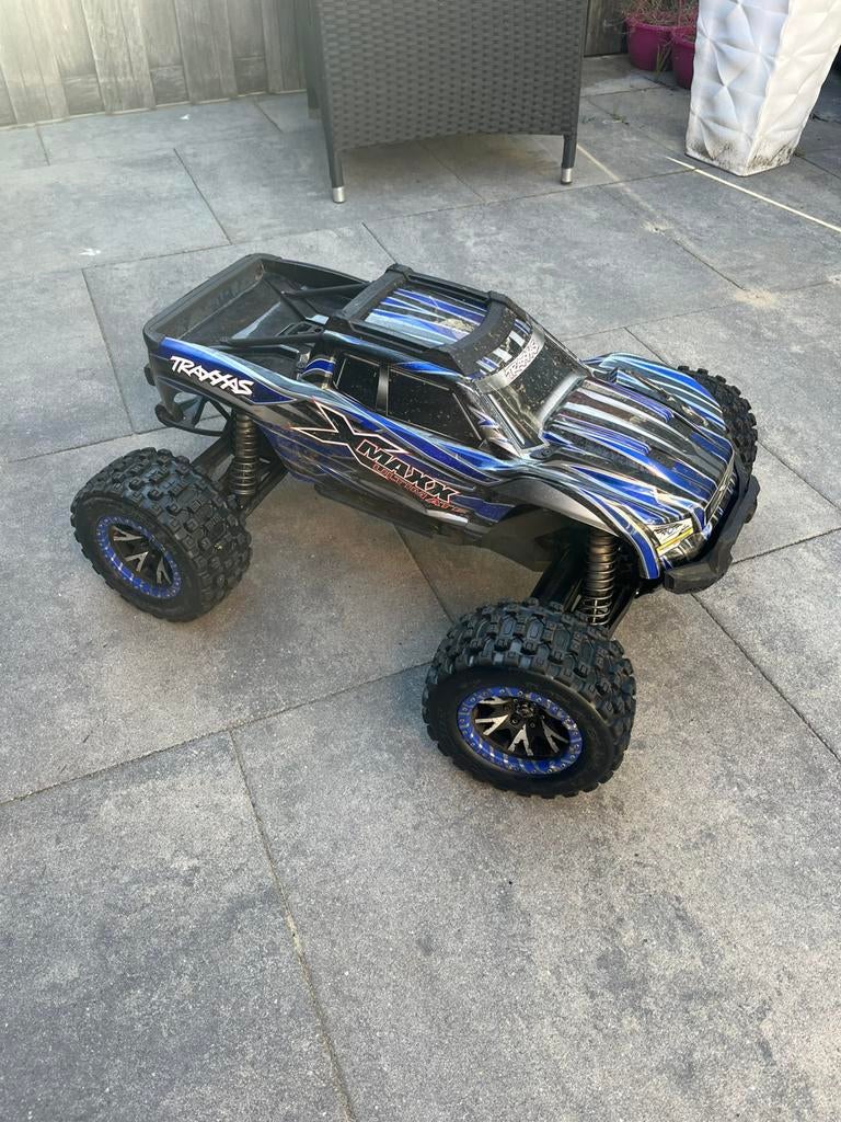 Traxxas x maxx 8s, Ophalen of Verzenden, Zo goed als nieuw, Auto offroad