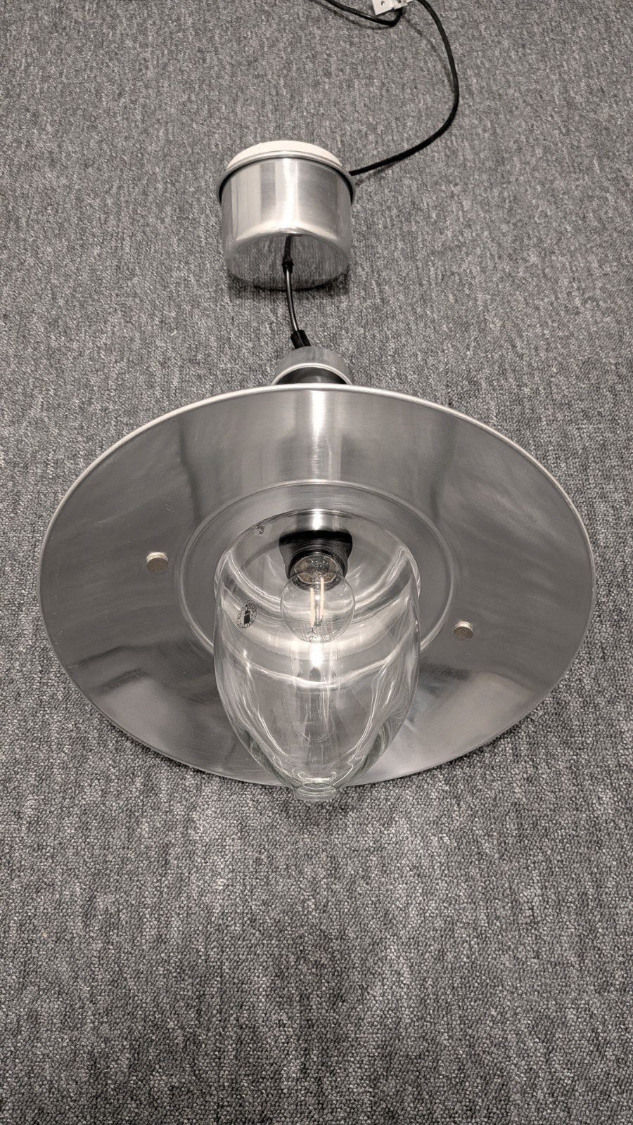 2st hanglampen industrieel/landelijk, Ophalen, Zo goed als nieuw, Metaal, E27 (groot)