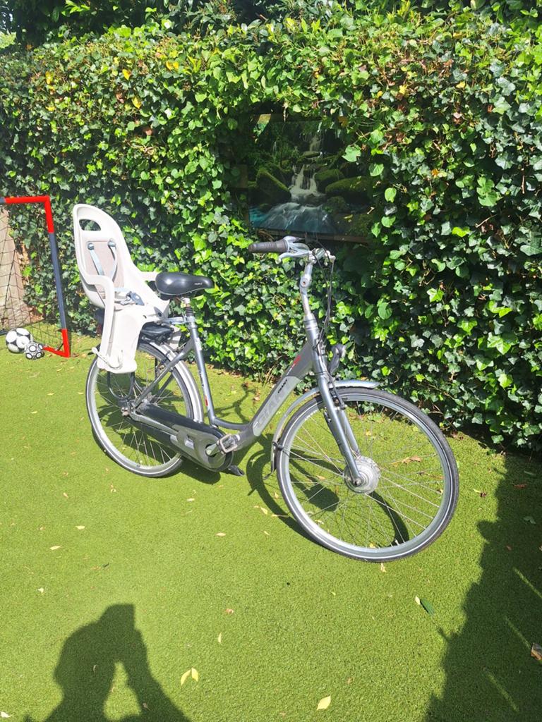 Mooie  dames fiets met  kinder stoel  28 inch, Minder dan 47 cm, Ophalen of Verzenden, Overige merken
