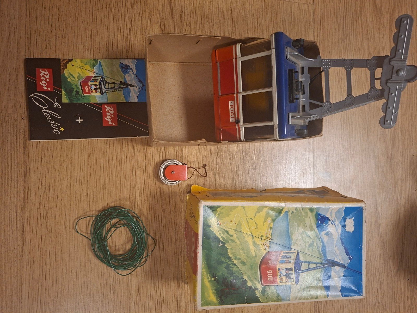 Vintage Rigi Electric Kabelbaan met originele doos, Ophalen of Verzenden, Gebruikt, Jongen of Meisje