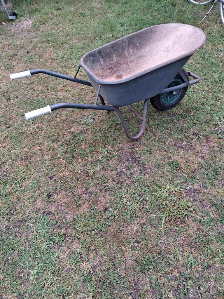 Fort kruiwagen staal - Nieuwe band/velg en handvaten, Ophalen, Zo goed als nieuw, Handmatig, Fort