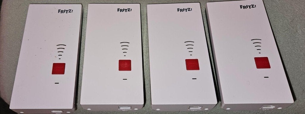 FRITZ!Repeater2400 wifi-versterker | Mesh | Tot 2.3 Gbit/s, Ophalen of Verzenden, Refurbished, Fritz!