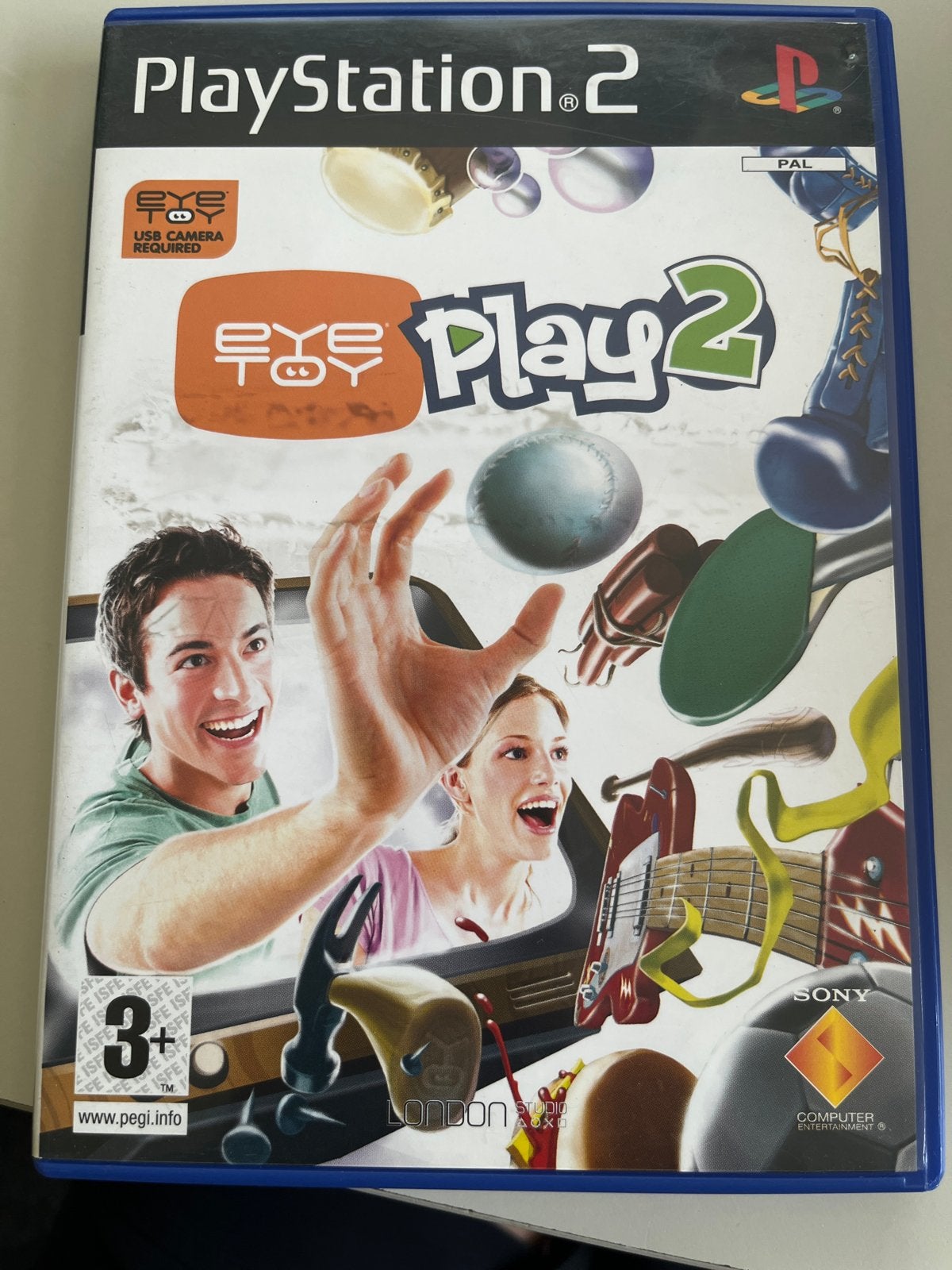 EyeToy Play 2 - PlayStation 2 (PS2) - Inclusief 75+ games, Gebruikt, Overige genres, Eén computer, Ophalen of Verzenden