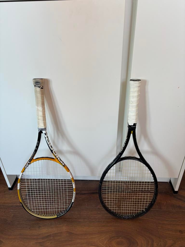 Twee gebruikte tennisrackets (Babolat en ProKennex), Ophalen of Verzenden, Gebruikt, Racket, Babolat