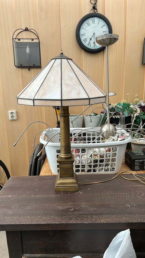 Tiffanylamp, Huis en Inrichting, Lampen | Tafellampen, Ophalen, Zo goed als nieuw