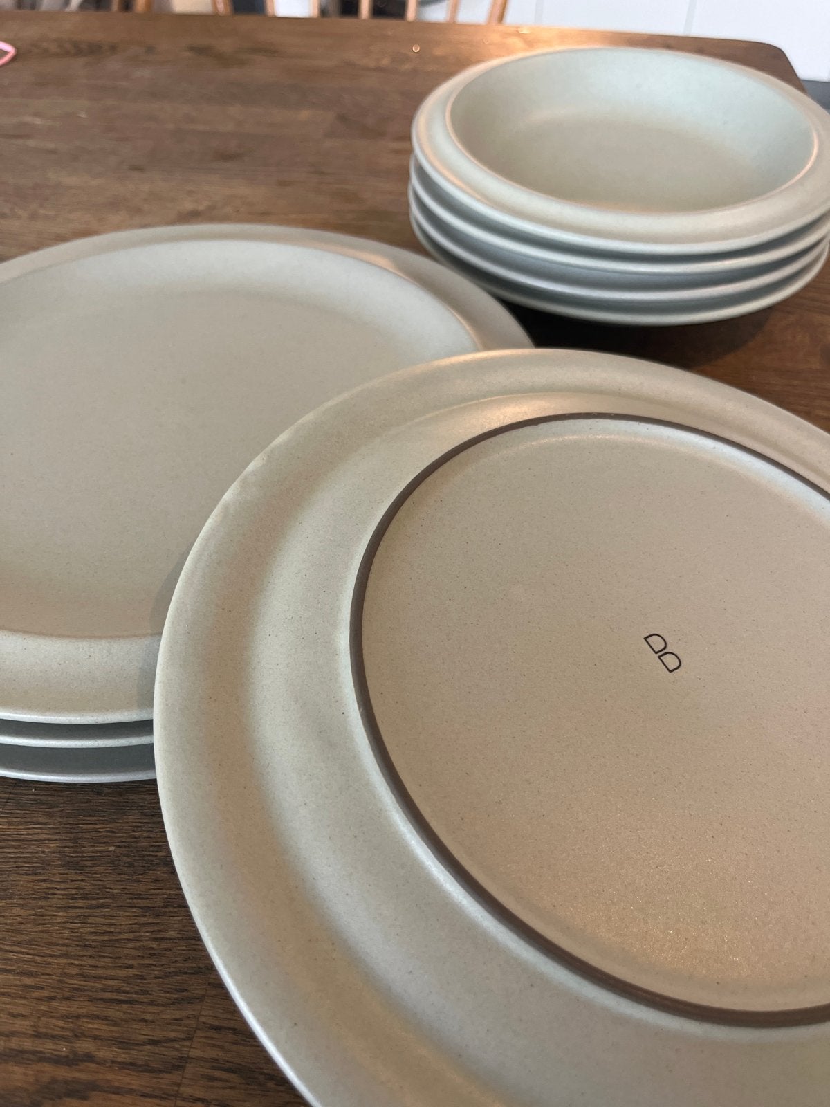 Bolia Edge Servies: 4x Eetborden & 4x Diepe Borden, Overige merken, Keramiek, Nieuw, Ophalen of Verzenden