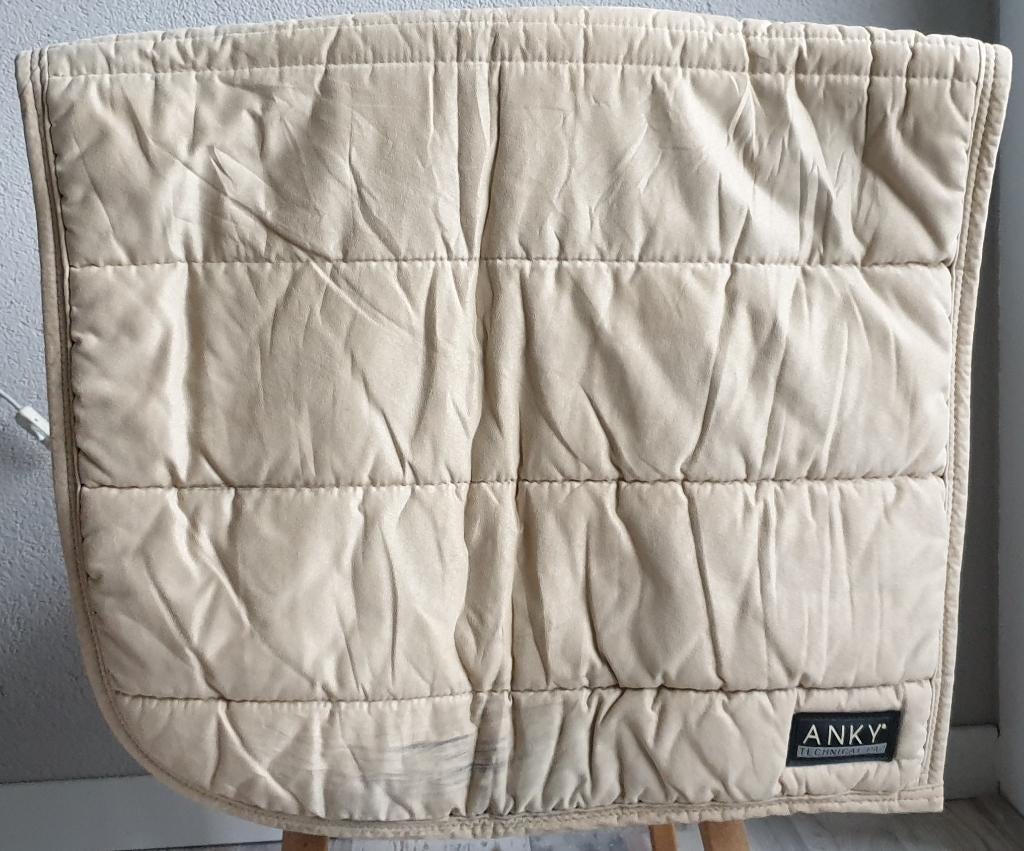 GEBRUIKTE BEIGE ANKY DEKJE, MAAT FULL, Full (L), Gebruikt, Dressuurdekje, Ophalen of Verzenden