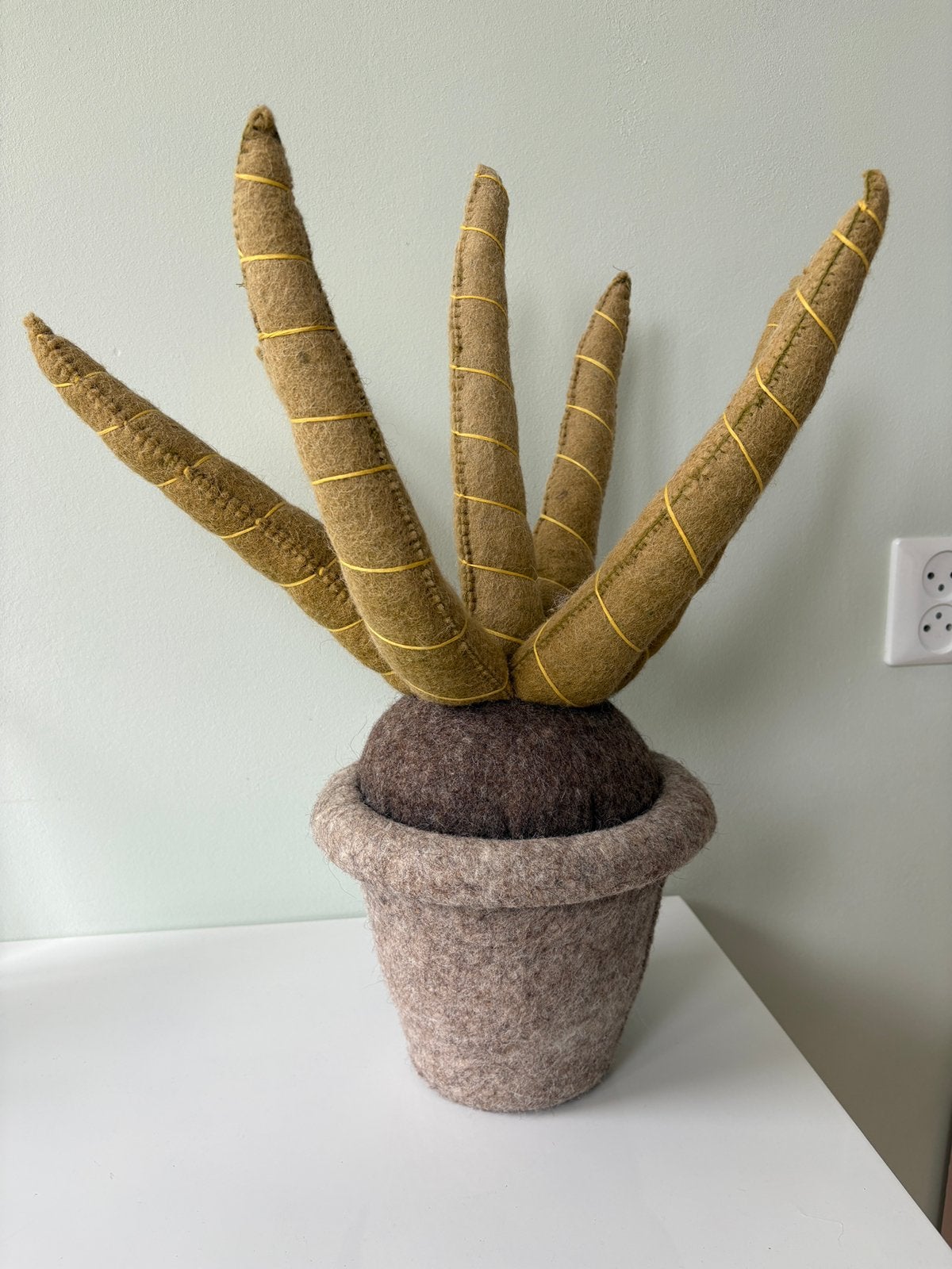 Vilten decoratieplant ‘Pebbe’ (Sansevieria) van KidsDepot, Ophalen of Verzenden, Gebruikt
