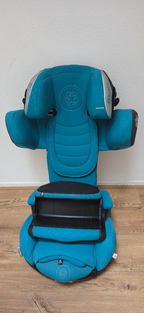 Kiddy Guardianfix Pro 3 meegroeiautostoel – blauw, Kinderen en Baby's, Gebruikt, 15 t/m 36 kg, Verstelbare rugleuning, Isofix