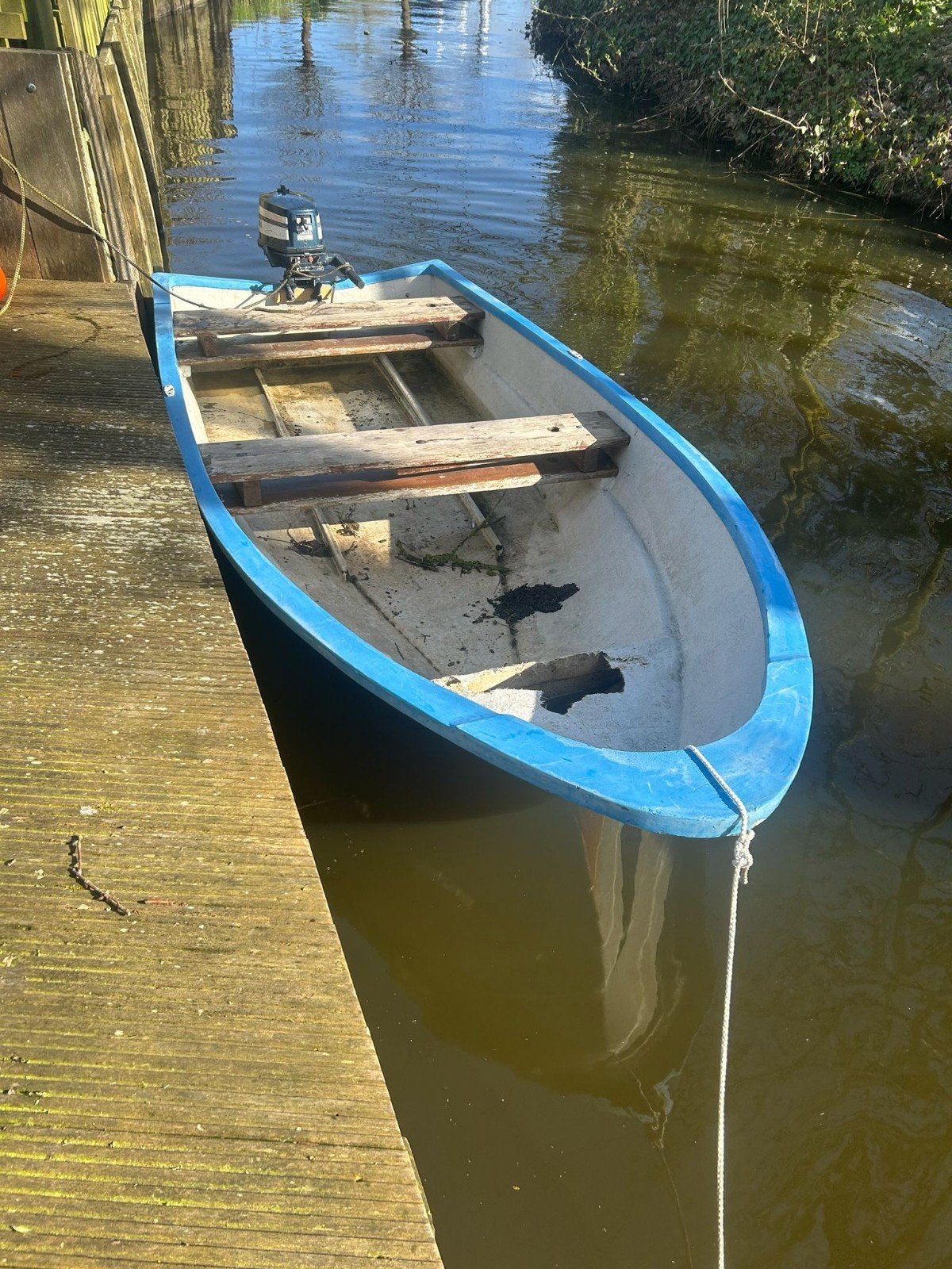 Polyester bootje, Watersport en Boten, Ophalen of Verzenden, Minder dan 15 m²
