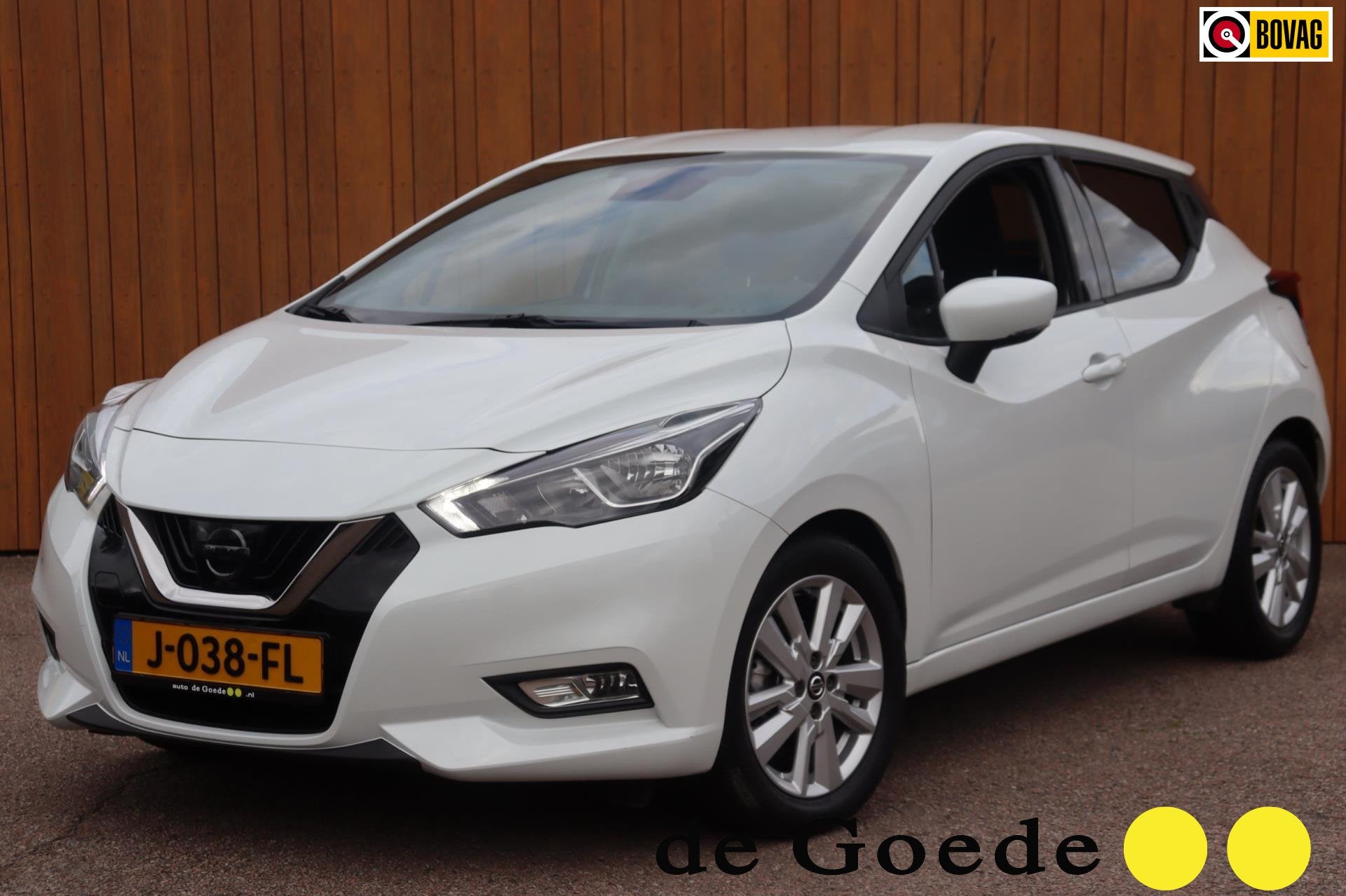 Nissan Micra 1.0 IG-T N-Connecta orgNL a.camera parelmoer, Auto's, Voorwielaandrijving, 12 maanden, 101 pk, Euro 6