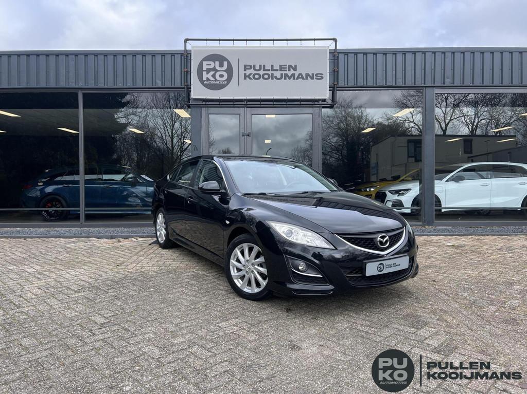 Mazda 6, Auto's, Mazda, Voorwielaandrijving, Gebruikt, Zwart, 4 cilinders