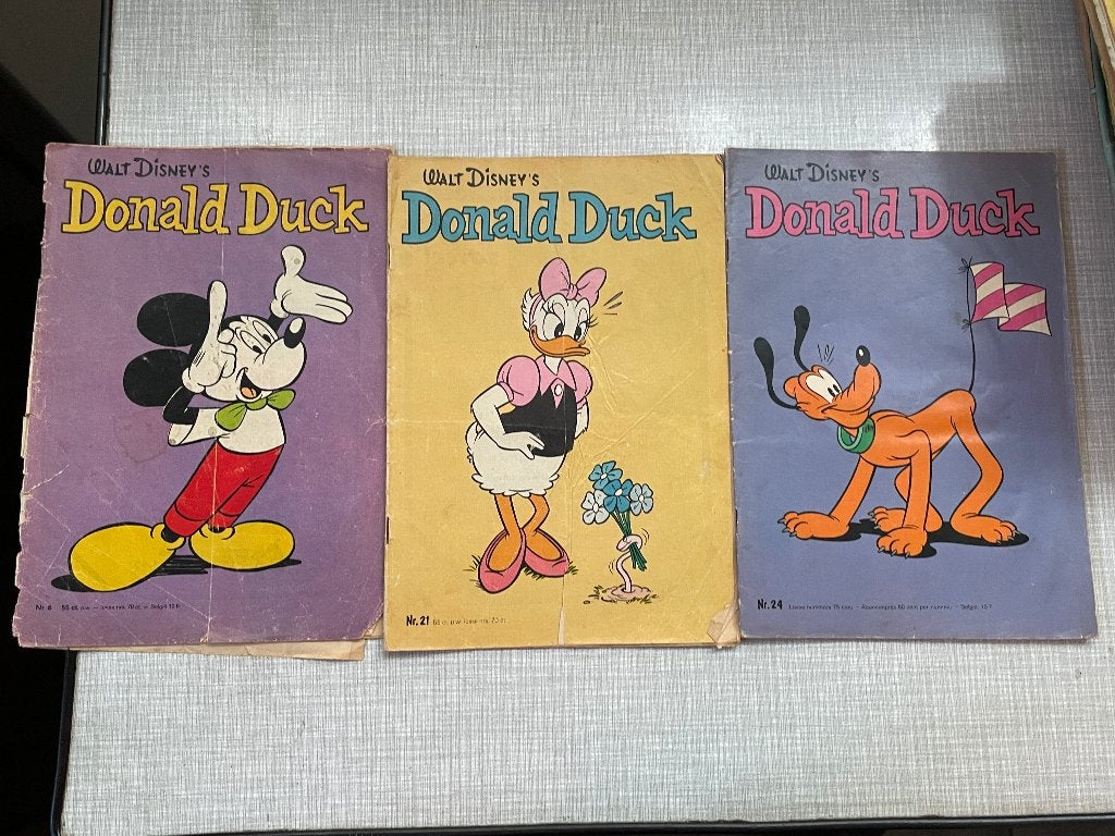 C614 Donald Duck een vrolijk Weekblad Uitgave Jaren 60 70, Boeken, Stripboeken, Gelezen, Meerdere stripboeken, Ophalen of Verzenden