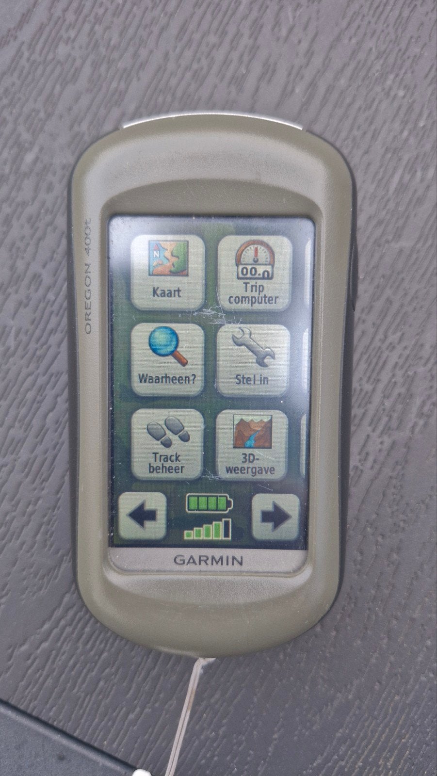 Garmin Oregon 400t GPS Navigatie Outdoor, Ophalen of Verzenden, Gebruikt