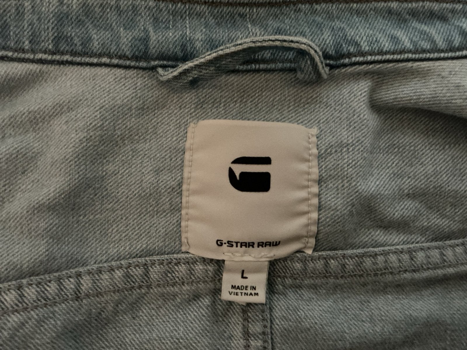 G-Star Raw spijkerjasje - Maat L, Ophalen of Verzenden, Gedragen, Maat 42/44 (L), Blauw