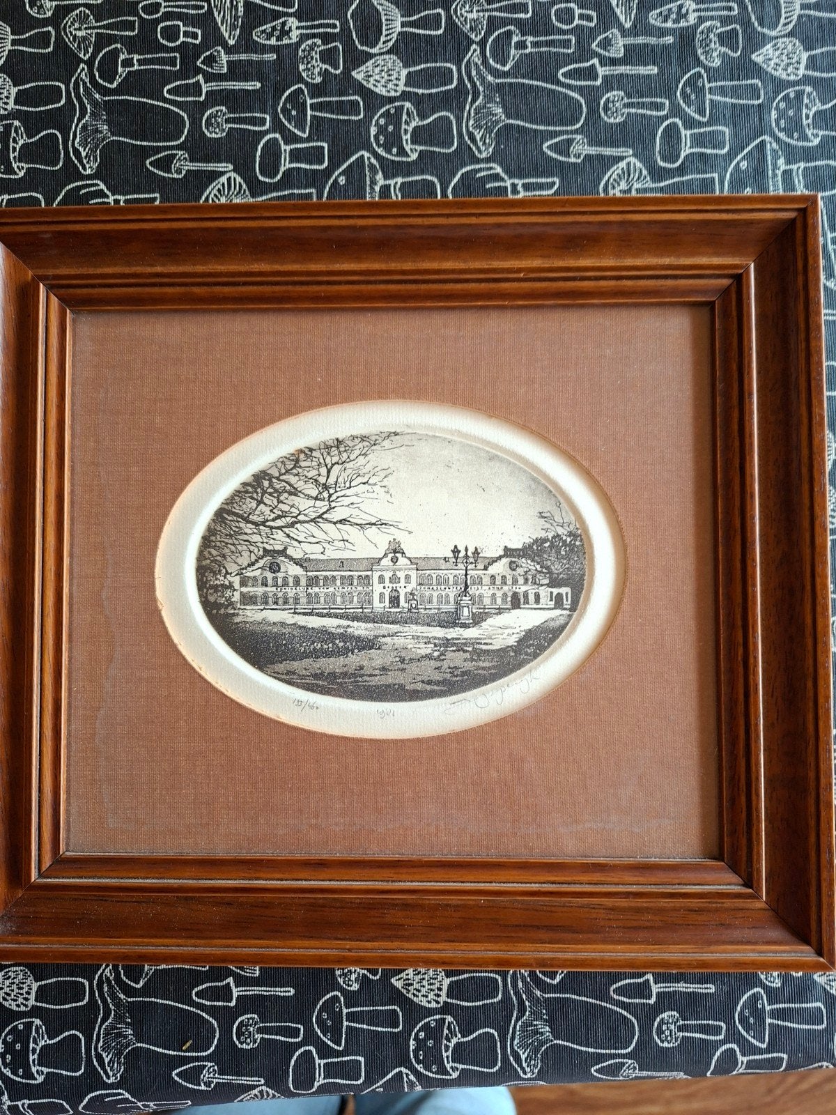 Schilderij Zilverfabriek van kempen en begeer Voorschoten, Gesigneerd, 1950 - 1999, Ophalen of Verzenden, Overige technieken