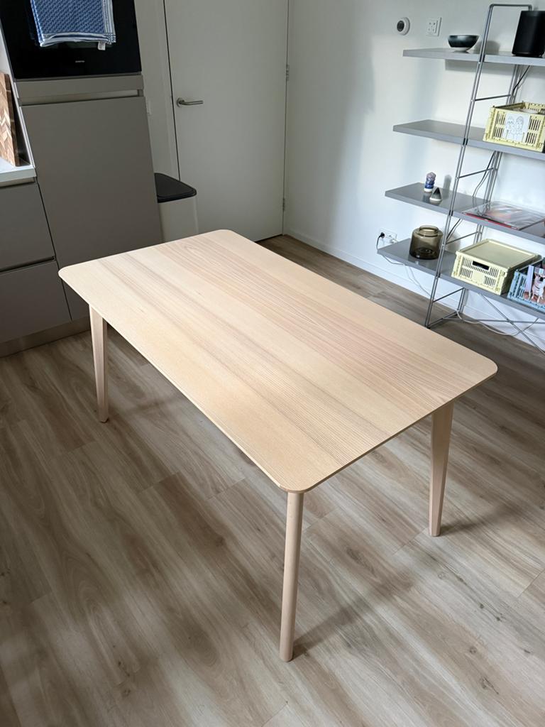IKEA Lisabo Tafel, Ophalen, Overige materialen, 100 tot 150 cm, Scandinavisch