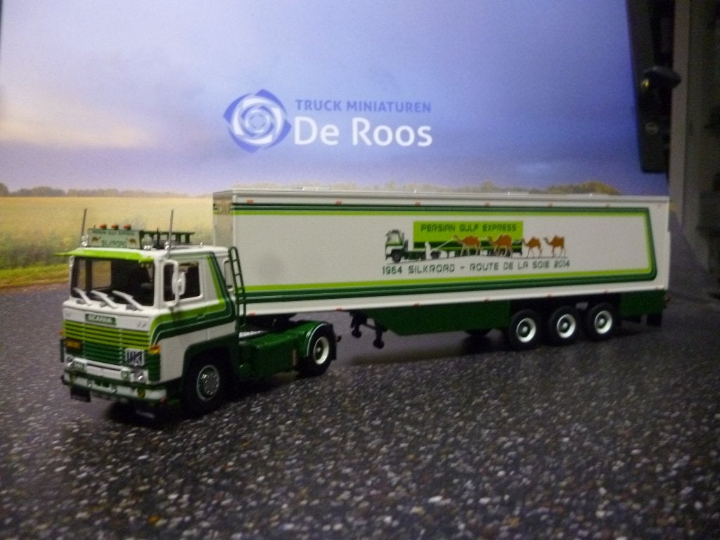 Tekno Scania 141 Daniel Morin met certificaat, Ophalen of Verzenden, Nieuw, Bus of Vrachtwagen, Tekno