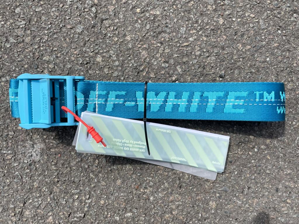 Off White Industrial Belt 200cm Off-White Riem, Kleding | Heren, Riemen en Ceinturen, Zwart, Nieuw, Ophalen of Verzenden, 115 cm of meer
