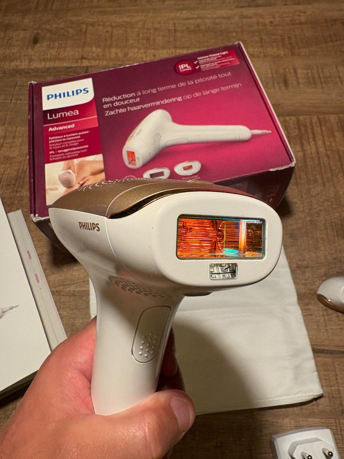 Philips Lumea Advanced IPL-ontharingsapparaat., Ophalen of Verzenden, Nieuw, Scheren en Epileren