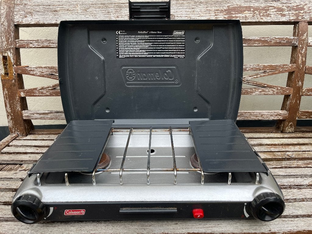 Coleman PerfectFlow 2-pits kooktoestel camping - kamperen, Ophalen, Gebruikt