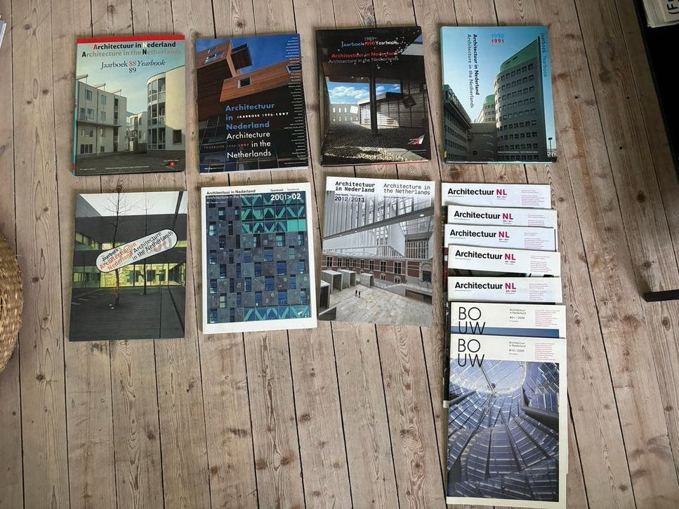 Architectuur in Nederland tijdschriften collectie, Boeken, Ophalen of Verzenden, Gelezen, Architectuur algemeen