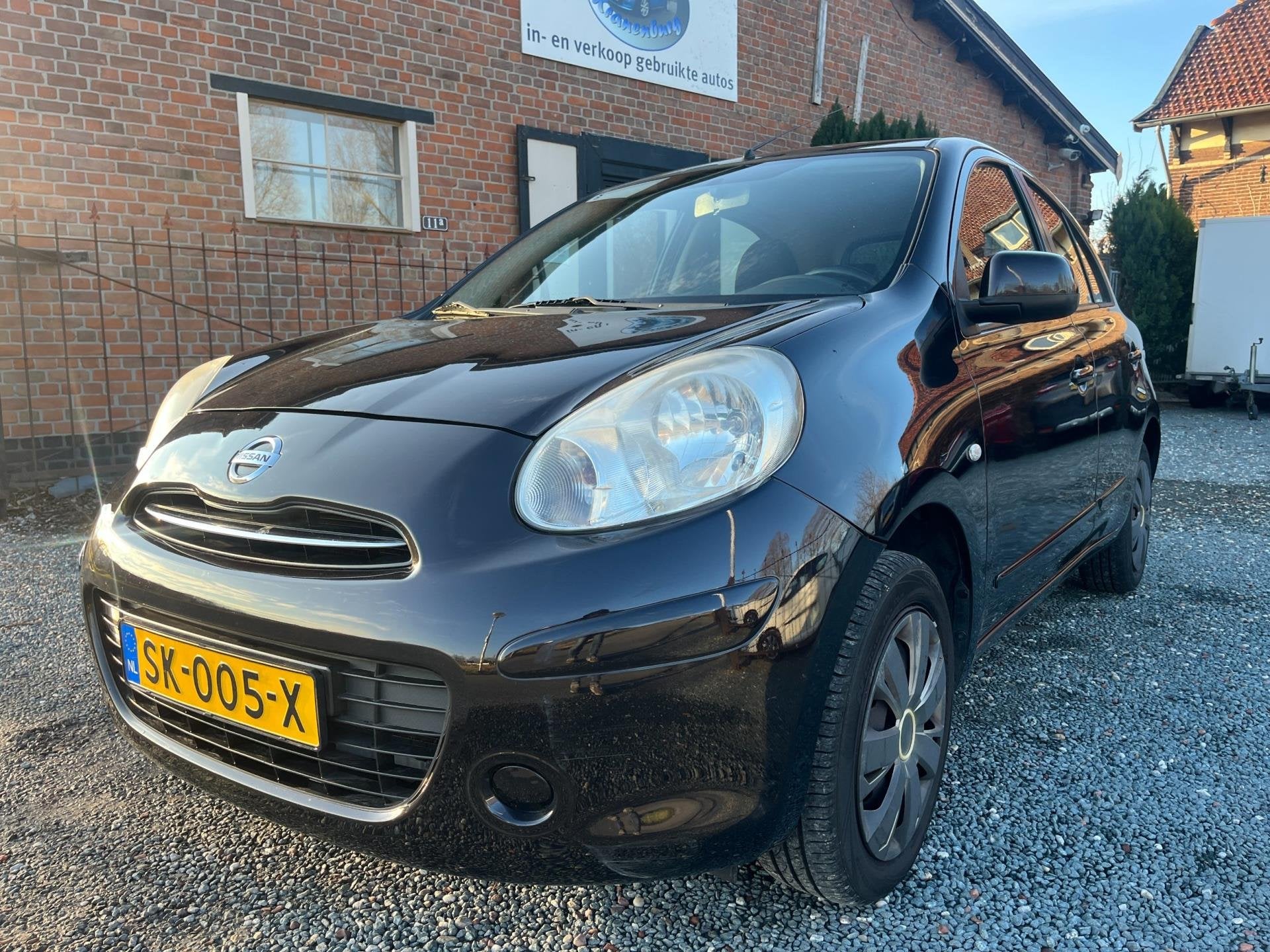 Nissan Micra 1.2 Visia Pack ( Airco + Elektrische ramen + Ni, Voorwielaandrijving, Euro 5, Stof, Gebruikt