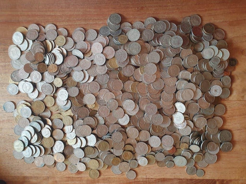 ca. 6,4 kilo Griekse Drachmen! Munten van voor de Euro, Ophalen of Verzenden, Overige landen