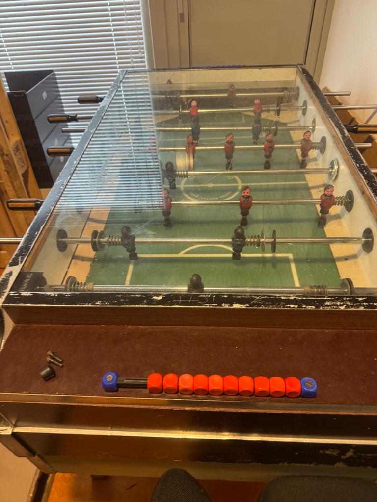 Garlando voetbaltafel met glasplaat, Ophalen of Verzenden, Gebruikt