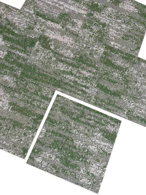 Works Sense groene tapijttegels nieuw in doos, 75 m² of meer, Nieuw, Ophalen of Verzenden, Tapijttegels