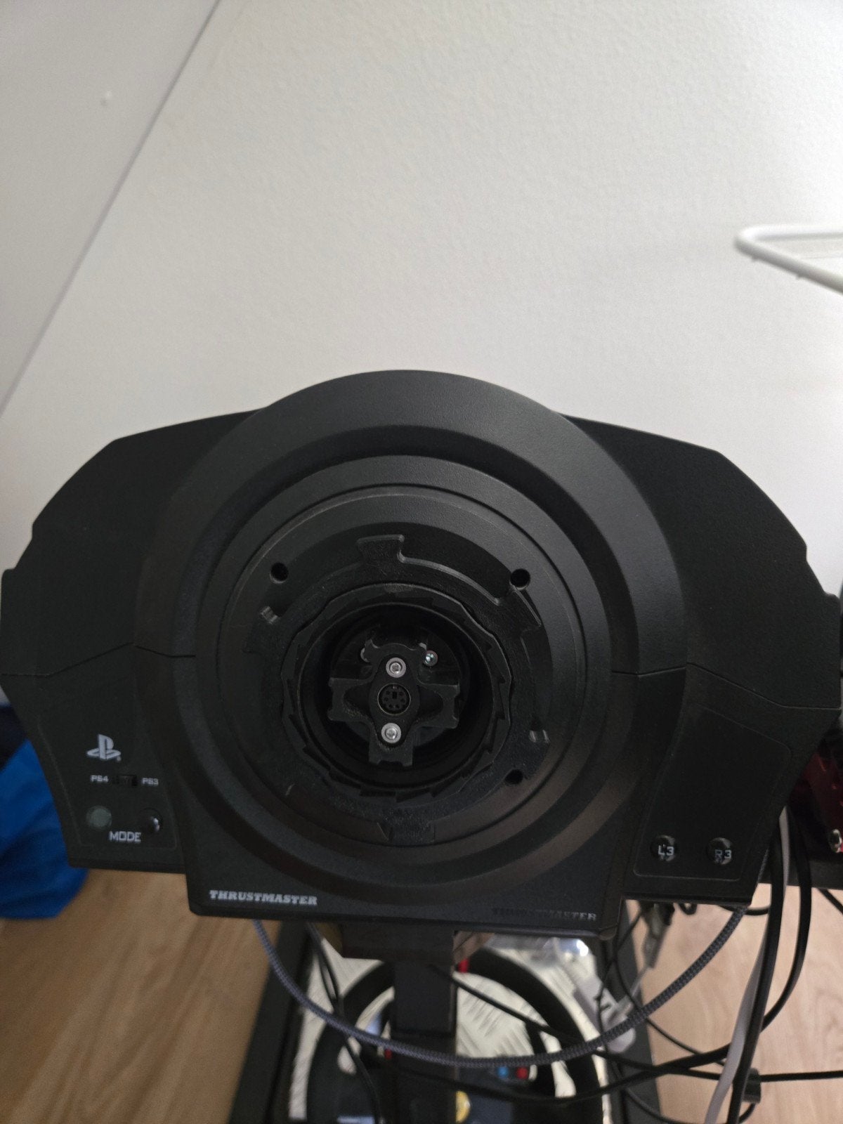 Thrustmaster T300 met mods en Wheel Stand Next Level Racing, Racestuur, Force feedback, Zo goed als nieuw, Thrustmaster