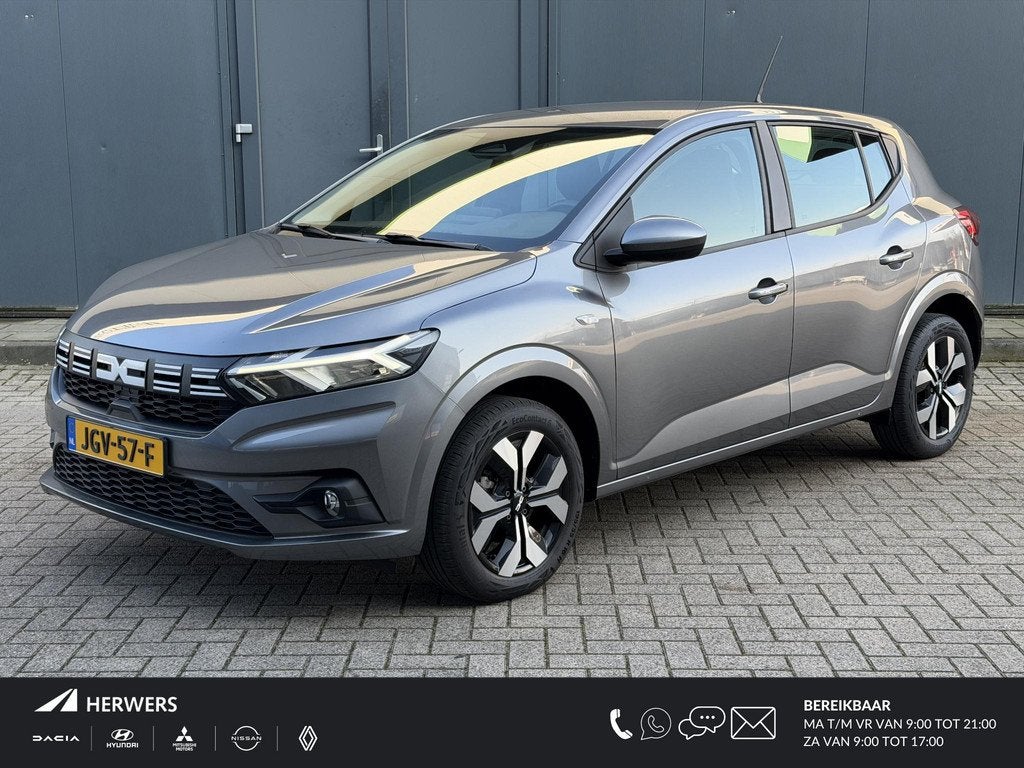 Dacia Sandero 1.0 TCe 90 Expression Automaat / Achteruitrijc, Auto's, Dacia, Bedrijf, Te koop, Sandero, ABS, Airbags, Airconditioning