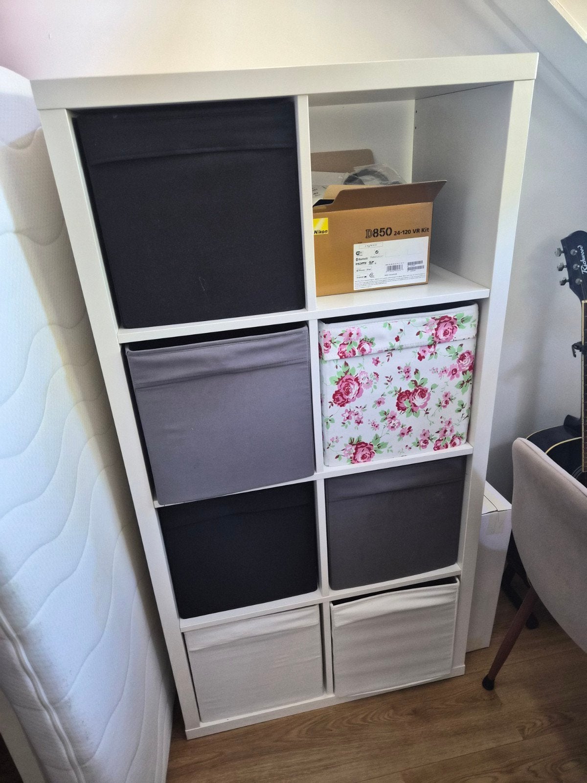 IKEA Kallax Kast met Opbergboxen, Ophalen, Zo goed als nieuw