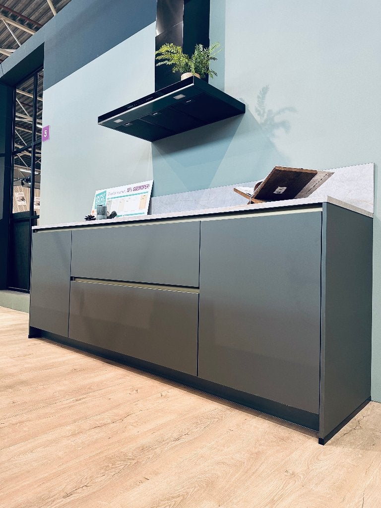 Showroomkeuken Easytouch Groen, Huis en Inrichting, Keuken | Complete keukens, Ophalen, Overige typen, Nieuw, Kunststof