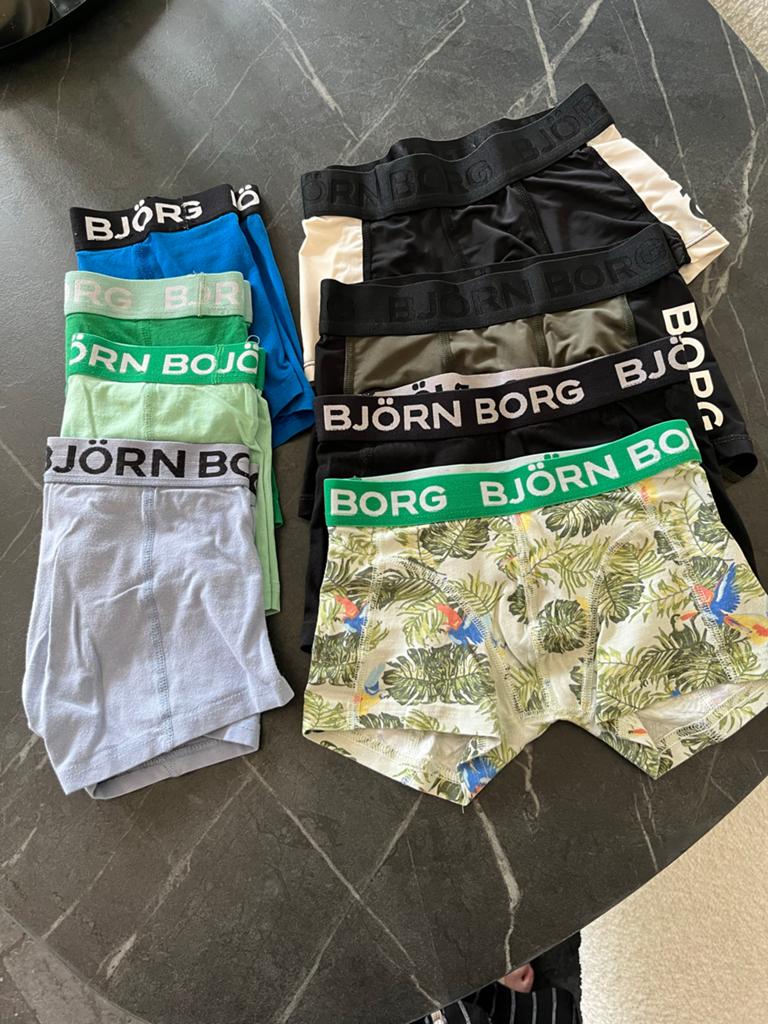 8 Björn Borg boxershortjes - Diverse kleuren en maten, Ophalen, Gebruikt, Jongen