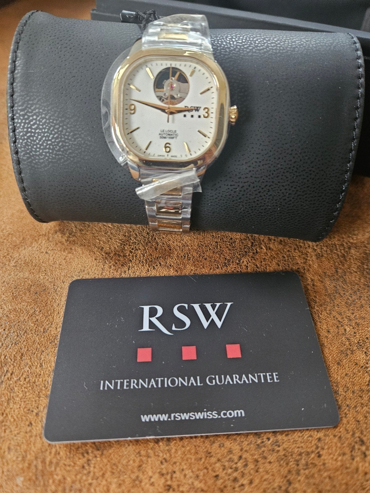 RSW Le Locle Automatic Horloge - Nieuw in Doos, Staal, Staal, Polshorloge, Nieuw