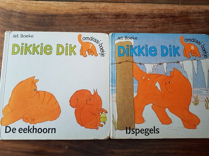 omdraai boekje  dikkie dik, Ophalen of Verzenden, Gelezen