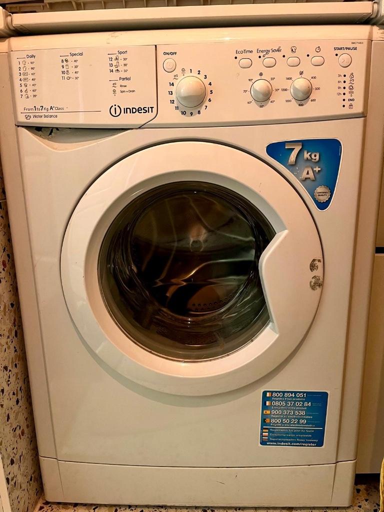 Wasmachine, Ophalen, Gebruikt, Voorlader, Energieklasse A of zuiniger