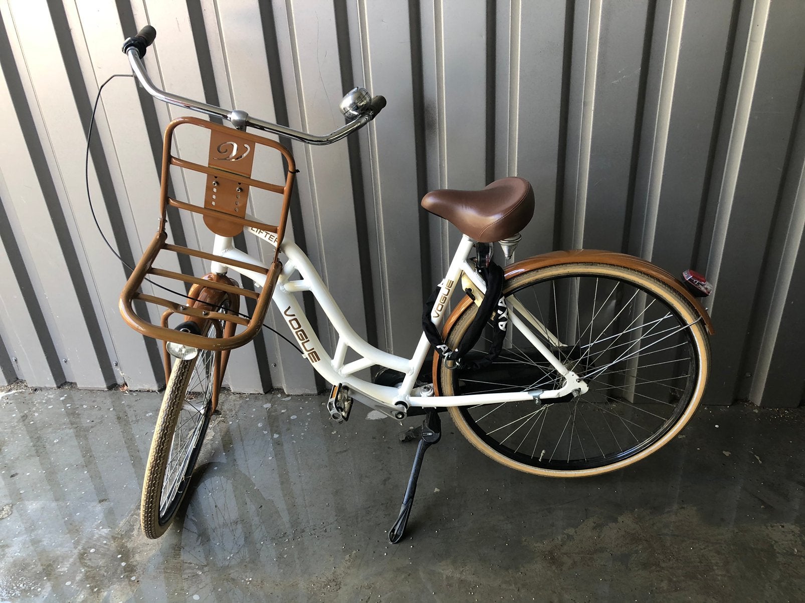 Vogue Lifter transportfiets wit,bruin, Terugtraprem, Gebruikt, Ophalen of Verzenden, Nvt
