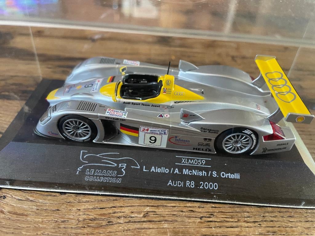 Audi R8 Le Mans 2000, Hobby en Vrije tijd, Modelauto's | 1:43, Ophalen of Verzenden, Nieuw, Auto, Overige merken