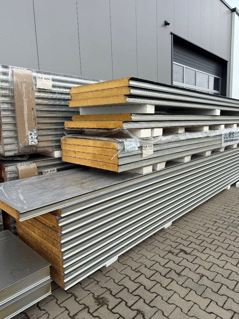 Sandwichpanelen 80mm RAL9007 microrib wandpaneel 36x 6450mm, Ophalen, Nieuw, Overige materialen, 50 tot 100 mm