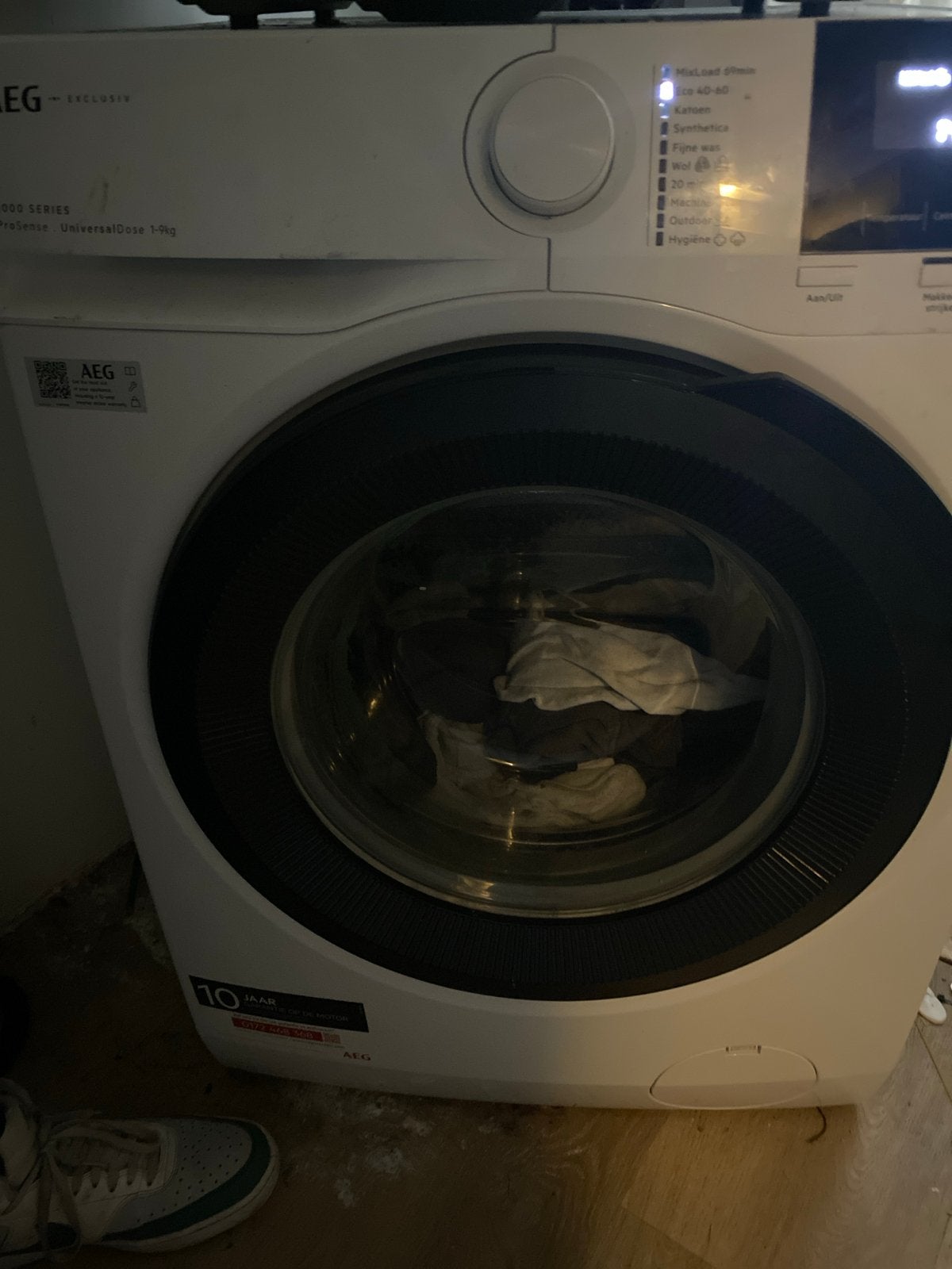 AEG 6000 Series Wasmachine - Zo goed als nieuw, 1200 tot 1600 toeren, 8 tot 10 kg, Ophalen of Verzenden, Zo goed als nieuw