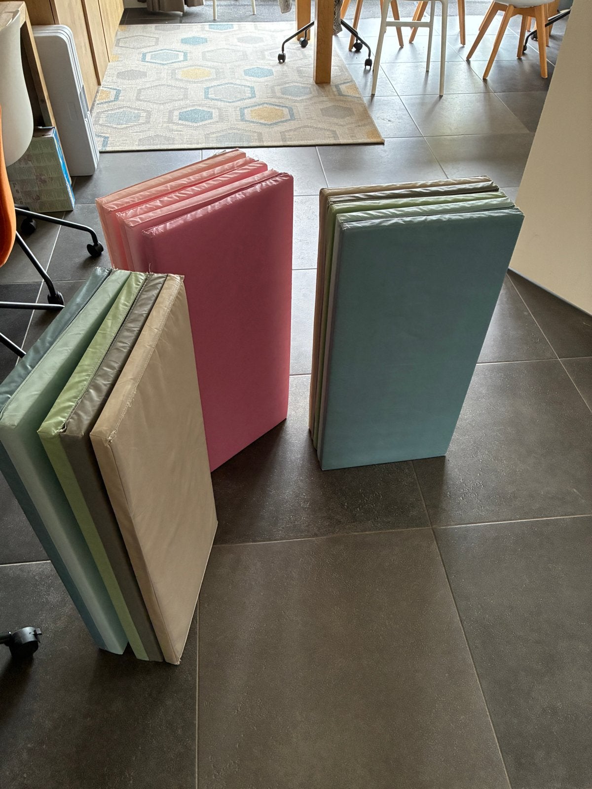 IKEA Koprolmatten / Speelmatten - Roze, Blauw, Groen, Beige, Kinderen en Baby's, Ophalen, Gebruikt, Jongen of Meisje