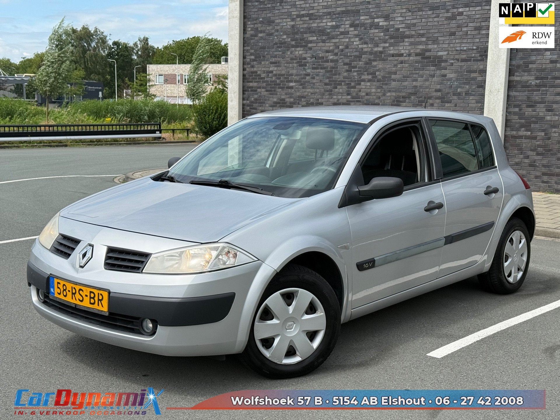 Renault Mégane 1.6-16V Dynamique Comfort |Airco|Autom|Nwe A, Startonderbreker, Gebruikt, Origineel Nederlands, 650 kg