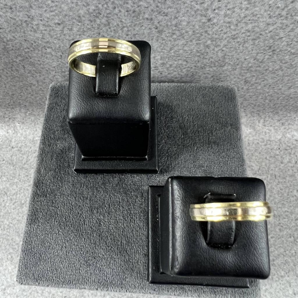 Gouden ringen set | 14K | 6,43gr | trouwringen | 404079, Sieraden, Tassen en Uiterlijk, Ringen, Ophalen of Verzenden, Zo goed als nieuw